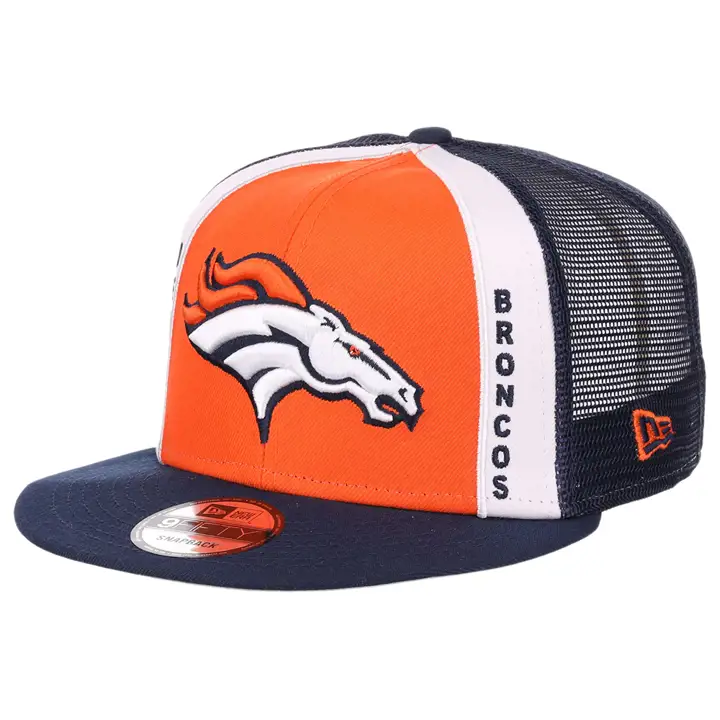 Denver Broncos NFL Casquette Trucker Verticale 9FIFTY orange/bleu marine