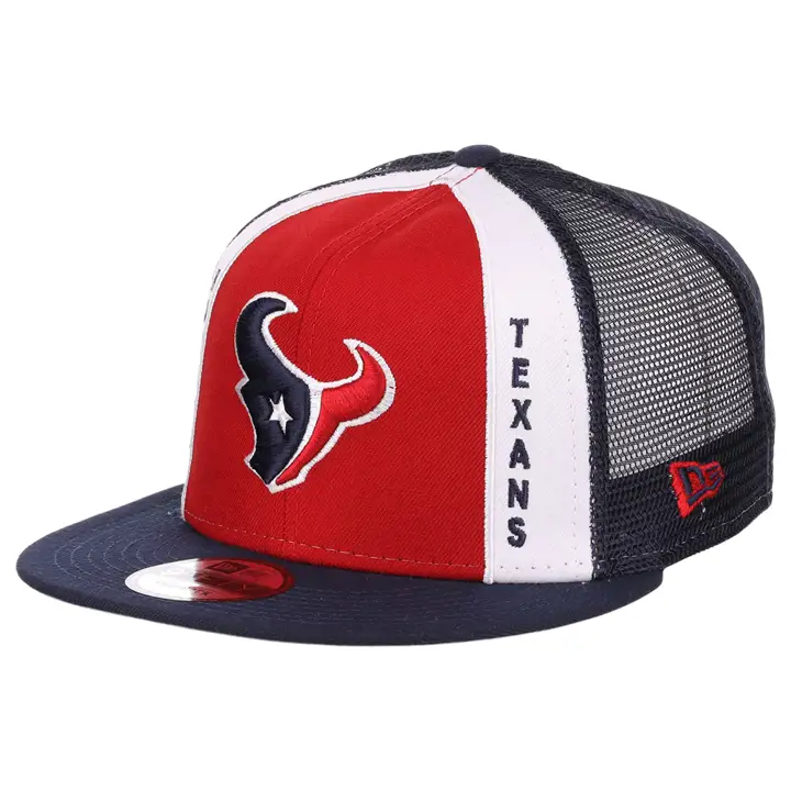 Casquette trucker 9FIFTY Houston Texans NFL Vertical rouge/bleu marine