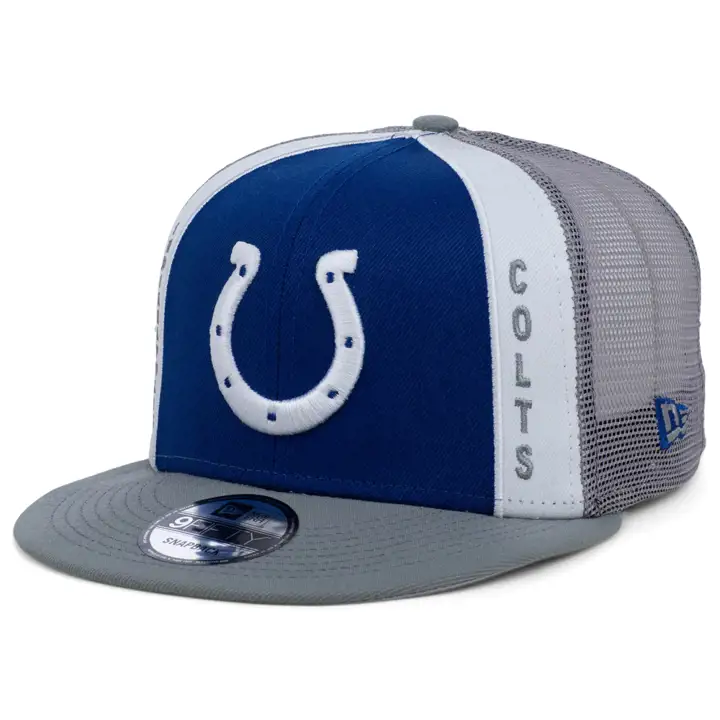 Indianapolis Colts NFL Vertical Team Trucker 9FIFTY rbl/gry