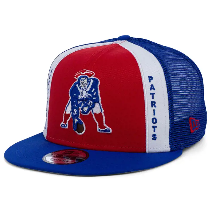 New England Patriots NFL Vertical Team Trucker 9FIFTY rouge/rb