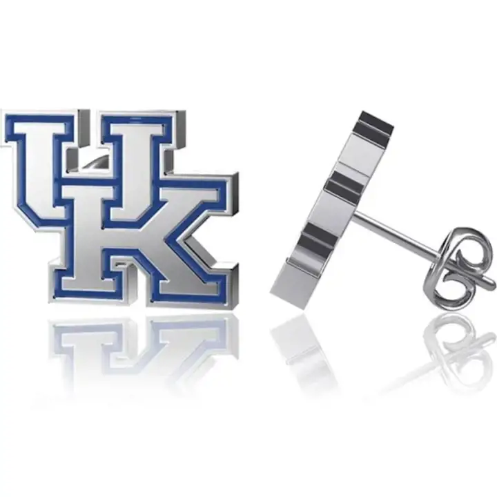 Boucles d'oreilles clous Kentucky Wildcats – Émail