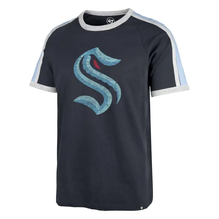 T-shirt Seattle Kraken NHL 47 Premier bleu marine