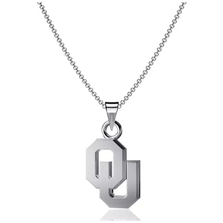Collier pendentif Oklahoma Sooners – Argent