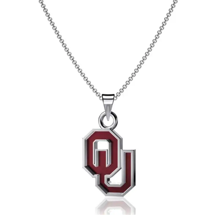 Collier pendentif Oklahoma Sooners – Émail