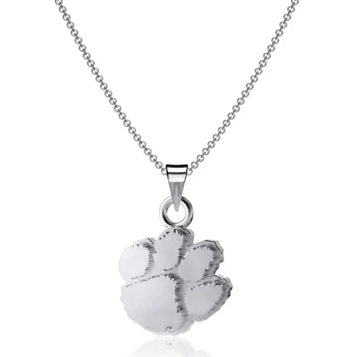 Collier avec pendentif Clemson Tigers - Argent ast