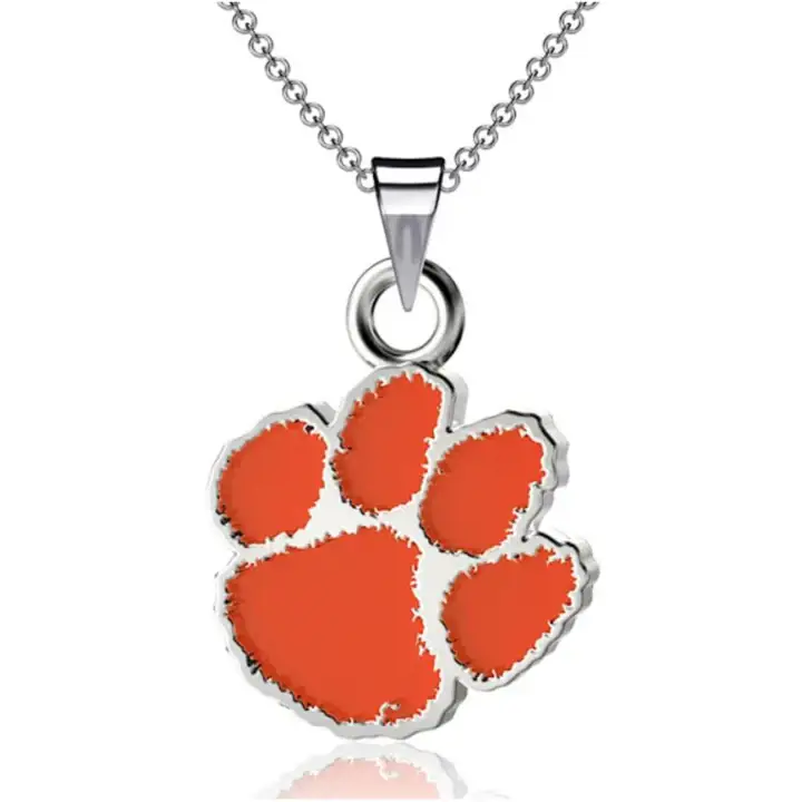 Clemson Tigers – Collier pendentif émaillé