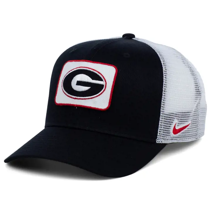 Casquette trucker noire Georgia Bulldogs NCAA NK Patch
