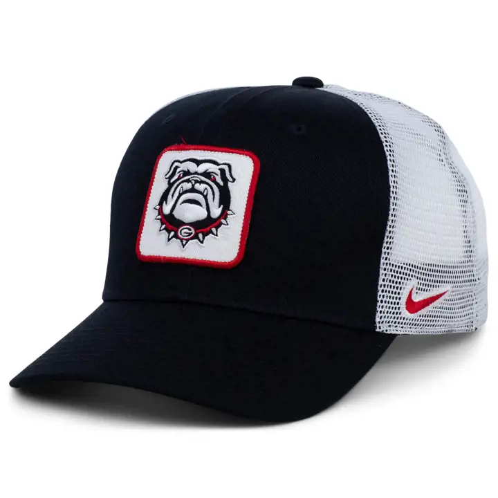 Casquette trucker noire Georgia Bulldogs NCAA NK Patch dawg