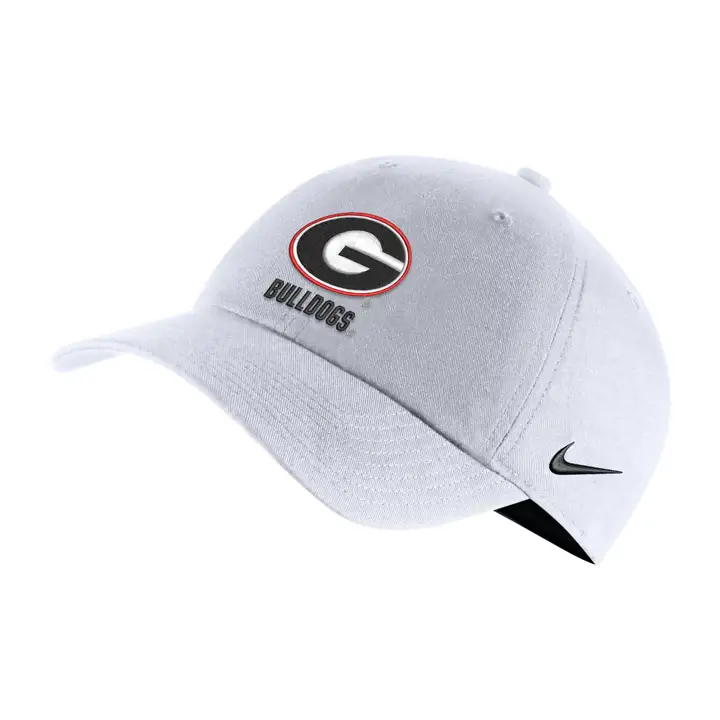 Georgia Bulldogs NCAA Logo Wordmark H86 wht bulldogs