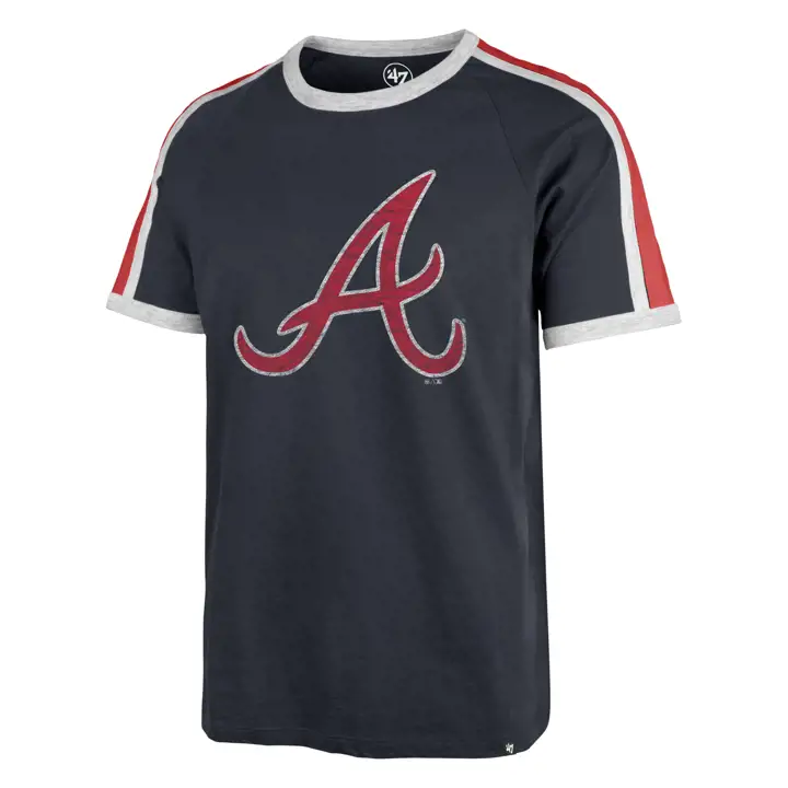 T-shirt Bleu MLB 47 Premier Atlanta Braves