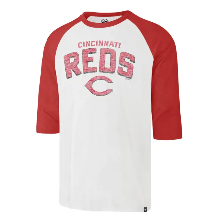 Cincinnati Reds MLB 47 Franklin Raglan ivoire