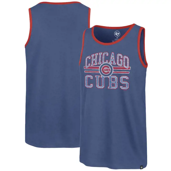 Chicago Cubs MLB 47 Franklin Débardeur Bleu