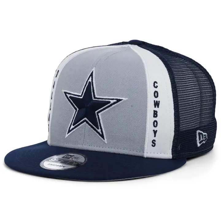 Dallas Cowboys NFL Vertical Team Trucker 9FIFTY New Era gris/