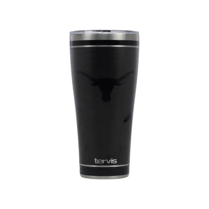 Gobelet isotherme en acier inoxydable noir 30 oz Texas Longhorns NCAA