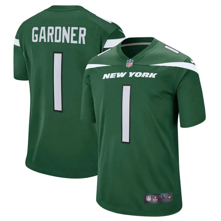 NY JETS NFL Youth Game Jersey Ahmad Gardner GRN