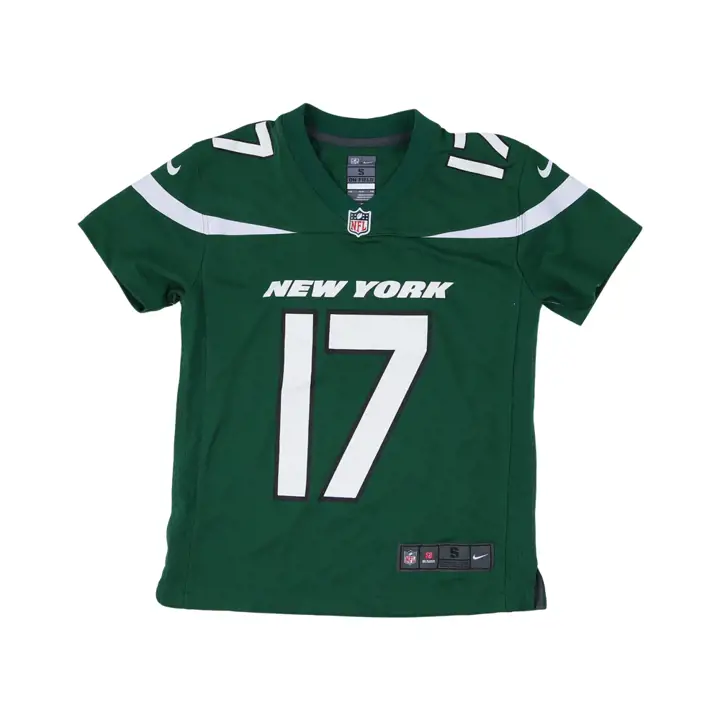 Maillot de football américain NFL Garrett Wilson des Jets de New York pour jeune - Vert