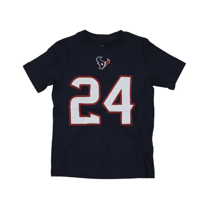 T-shirt Texans NFL Youth N&N Joueur Derek Stingley Jr MARINE