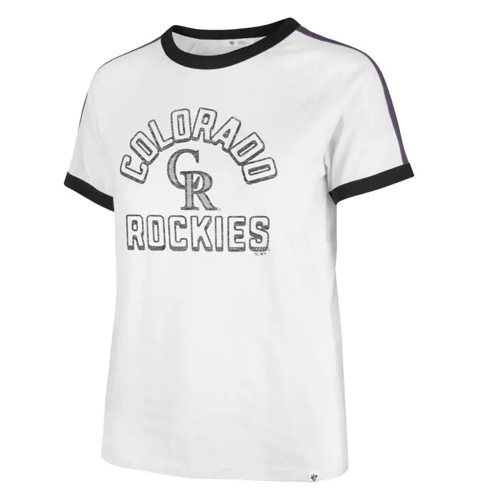 T-shirt Peyton MLB Colorado Rockies pour femme 23 beige