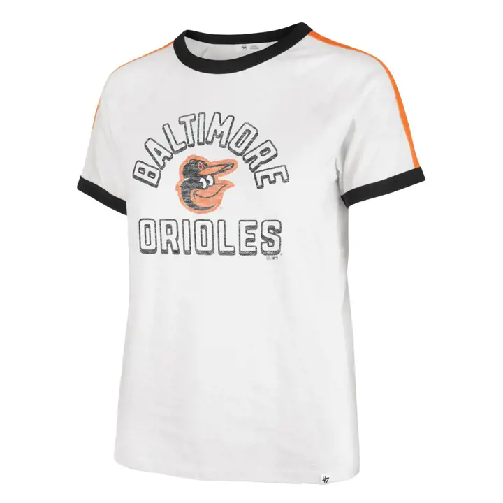 T-shirt Peyton MLB pour femme des Orioles de Baltimore 23 (couleur : tan)