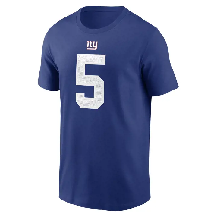 Tee Kayvon Thibodeaux, joueur NFL des New York Giants, Bleu