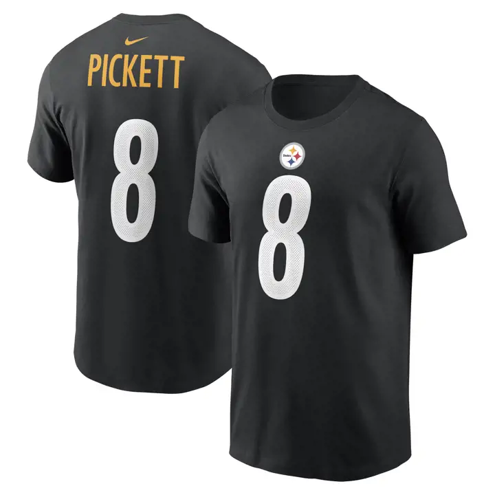 Pittsburgh Steelers Joueur NFL Tee Kenny Pickett blk