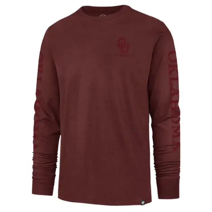 T-shirt manches longues Oklahoma Sooners NCAA Triple Down 22 CRIMO
