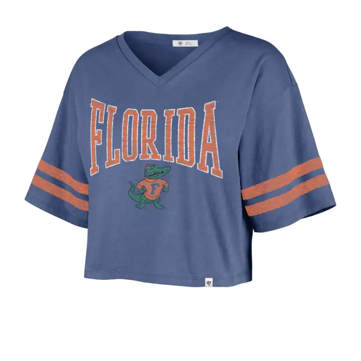 T-shirt court Fanfare pour femme NCAA Florida Gators 22 RBL