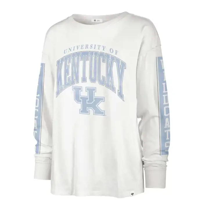 T-shirt à manches longues Kentucky Wildcats NCAA Statement pour femme 22 WHT/R
