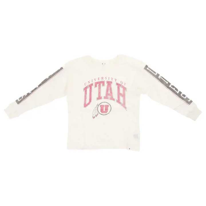 T-shirt à manches longues Utah Utes NCAA Femme Statement Soa 22 WHT/RED