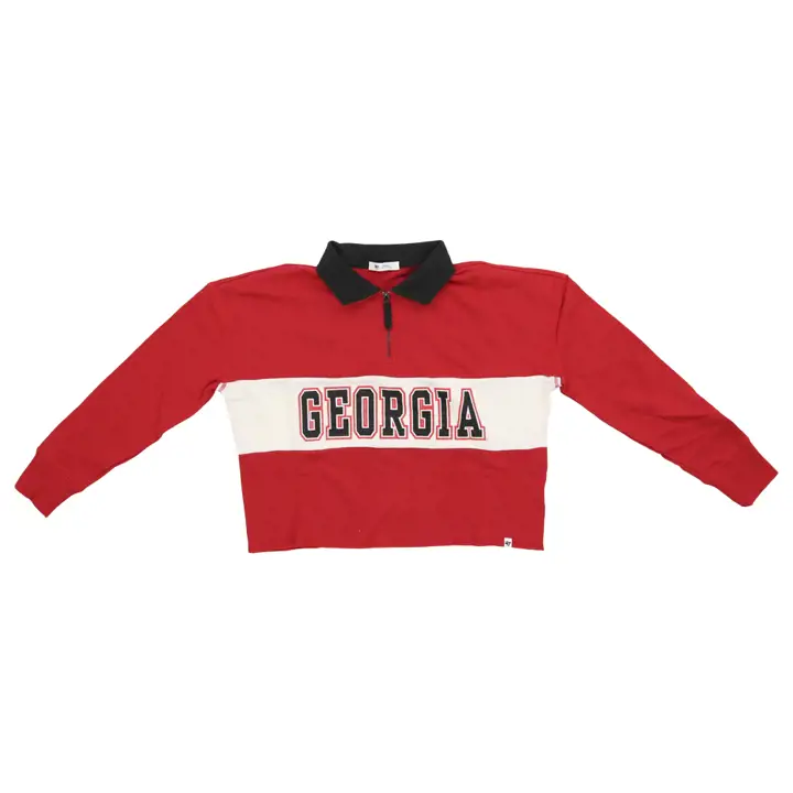 Georgia Bulldogs NCAA Femme Remi 1/4 Zip 22 ROUGE