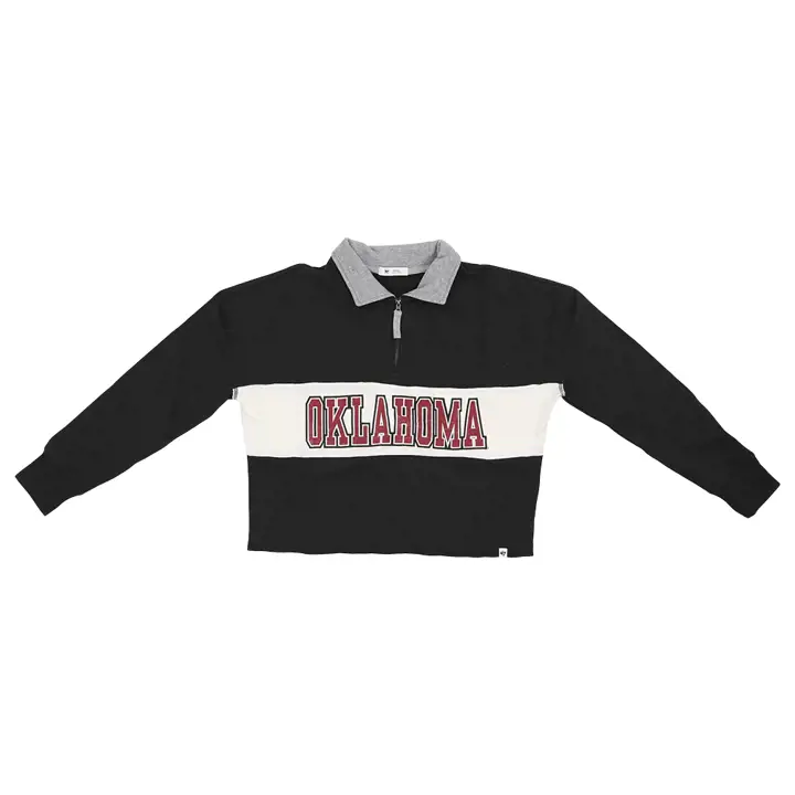 Oklahoma Sooners NCAA Femme Remi 1/4 Zip 22 CRIM