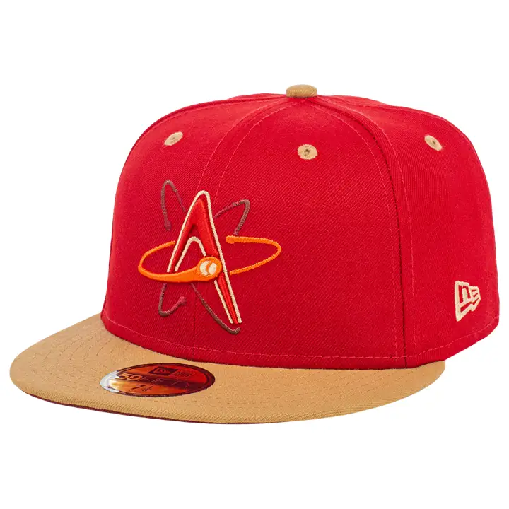 Albuquerque Isotopes MLB Red Rocks 59FIFTY écarlate/blanc/rouge