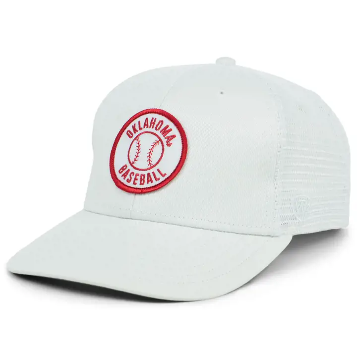 Casquette de baseball trucker Oklahoma Sooners NCAA Sport Patch crim/blanc