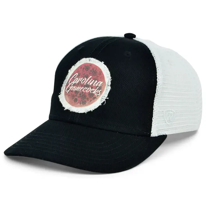 South Carolina Gamecocks NCAA Fmns Casquette filet usée écusson noir