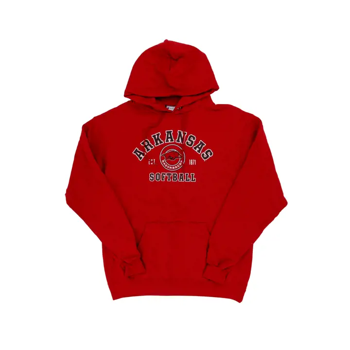 Sweat à capuche Powerblend de softball des Arkansas Razorbacks