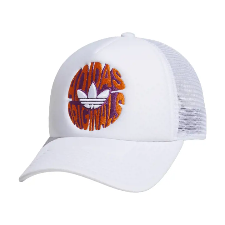 adidas originals Casquette trucker unisexe Spiral Originals blanc/orange