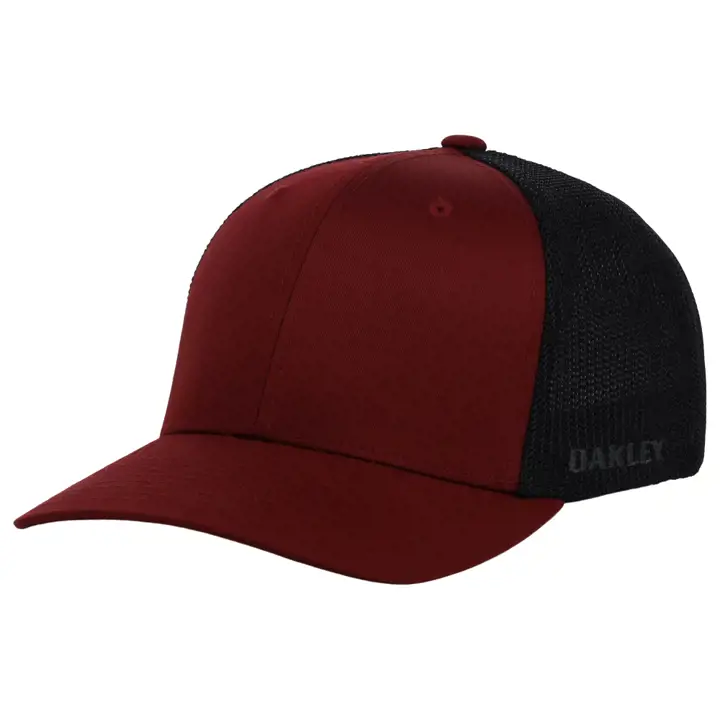 BLANC OAKLEY GOLF CRESTING TRUCKER noir/rouge
