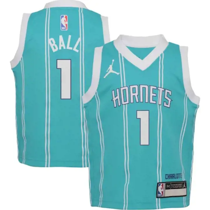 C HORNETS NBA Kids Icon Swingman Jersey LaMelo Ball sarcelle