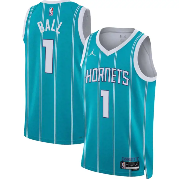 C HORNETS NBA Maillot LaMelo Ball Icon Swingman pour bébé sarcelle