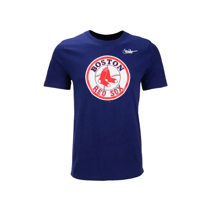 T-shirt Boston Red Sox MLB Swoosh Coop Logo Cercle Sox MARINE