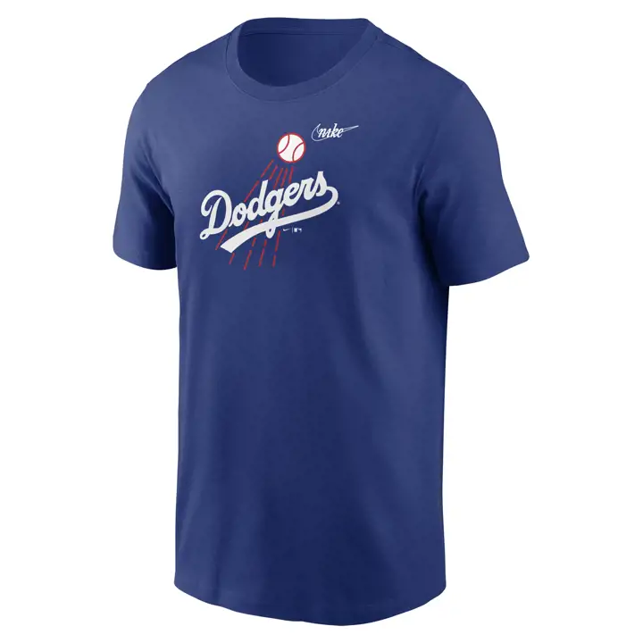T-shirt à logo Los Angeles Dodgers MLB Swoosh Coop Shooting Ba