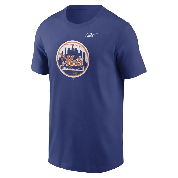 T-shirt New York Mets MLB Logo Swoosh Coop Ballon RBL
