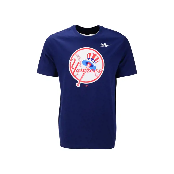 T-shirt New York Yankees MLB avec logo Swoosh et casquette bleue marine