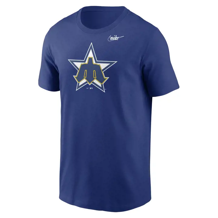 Seattle Mariners MLB T-Shirt Swoosh Logo Coop M Trident en S
