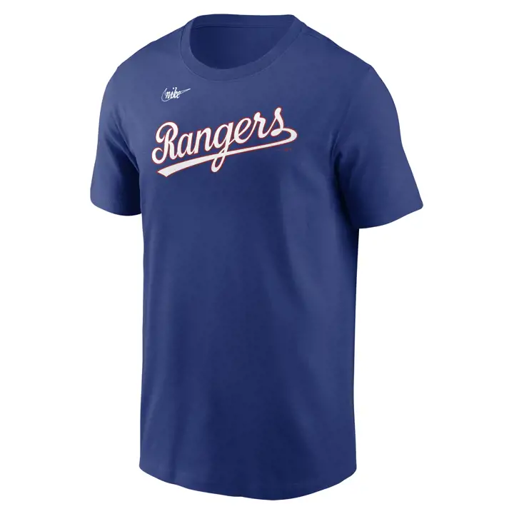 T-shirt Texas Rangers MLB Swoosh Coop Logo RBL