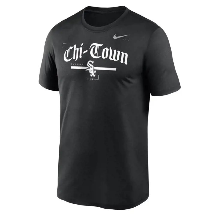 T-Shirt Légende Locale MLB des Chicago White Sox Noir