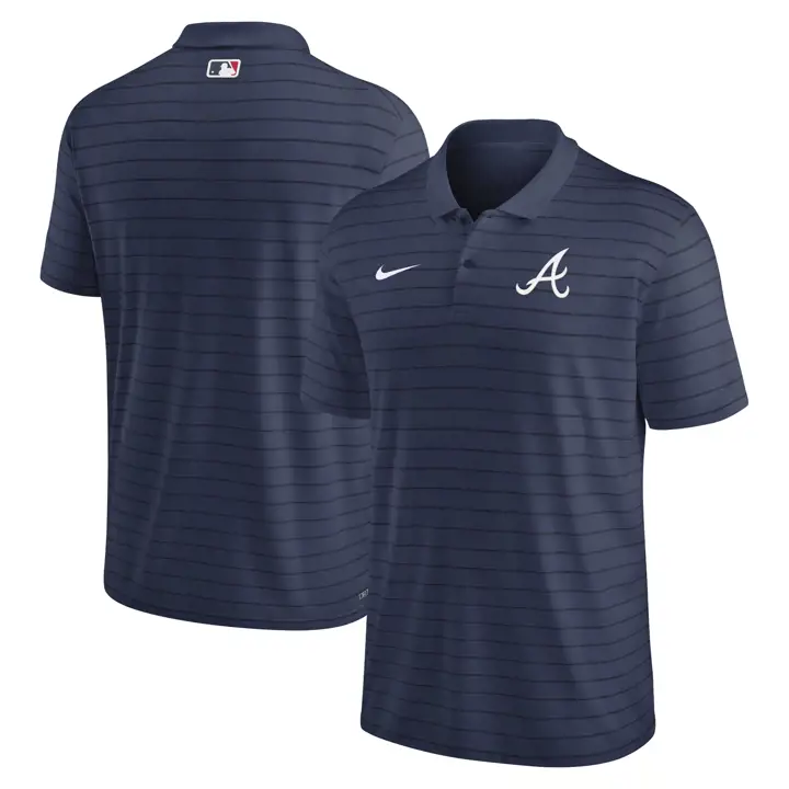 Polo de la victoire AC NAVY des Braves d'Atlanta MLB
