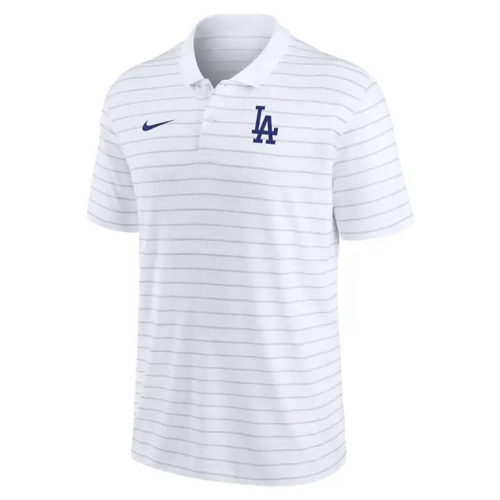 Los Angeles Dodgers MLB AC Victory Polo BLANC