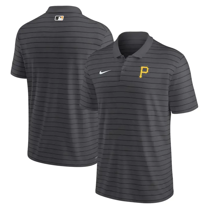 Polo de victoire MLB des Pirates de Pittsburgh AC NOIR