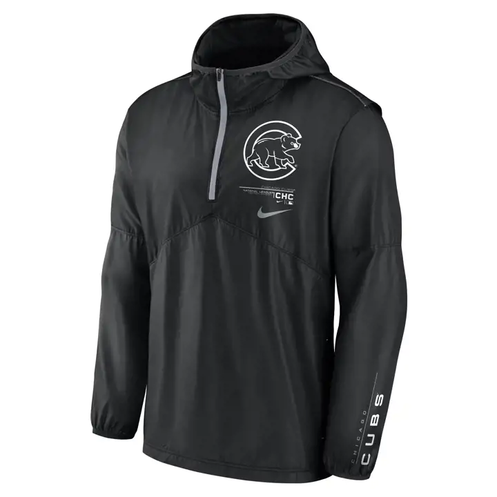 Veste de match de nuit MLB Chicago Cubs NOIR